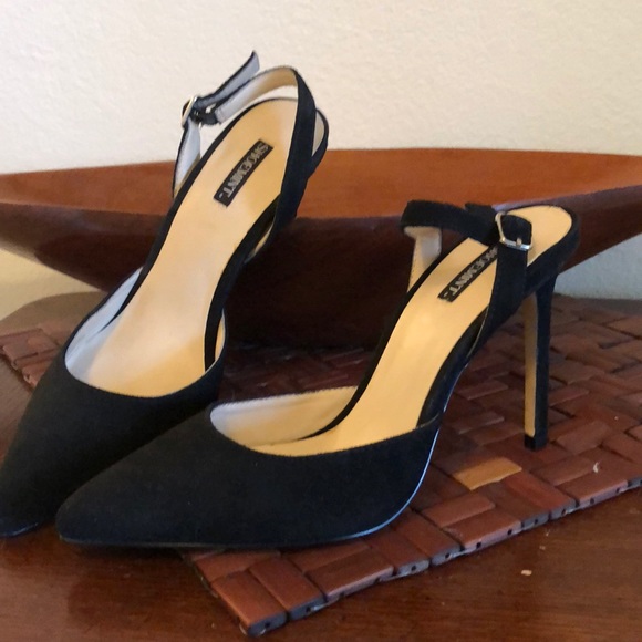 Back 4” sling back heels - Picture 1 of 6